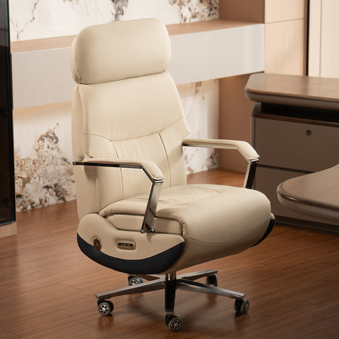 Carlo Modern Leather Home Office Power Recliner Chair
