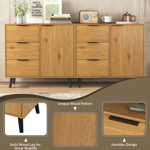 31.5" 3-Drawer Storage Cabinet