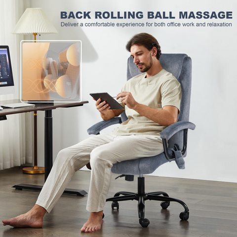 Ergonomic Office Chair with Dual Massage Modes