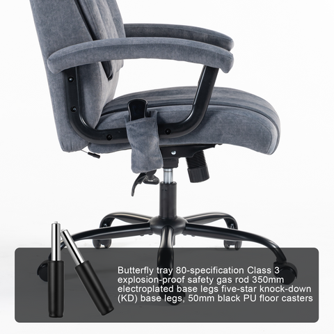 Ergonomic Office Chair with Dual Massage Modes