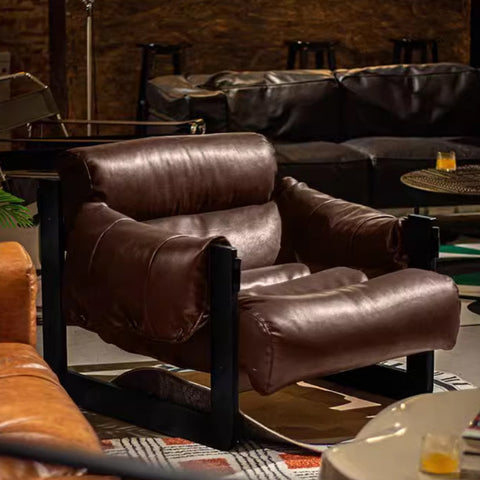 Retro Leatherwork Lounge Chair