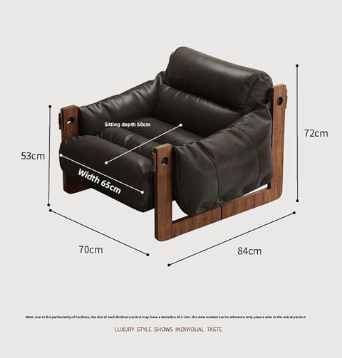 Retro Leatherwork Lounge Chair