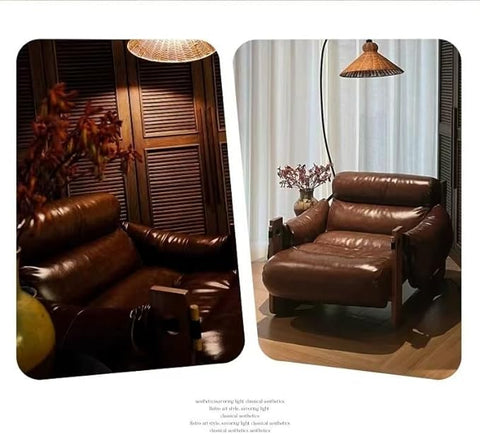 Retro Leatherwork Lounge Chair