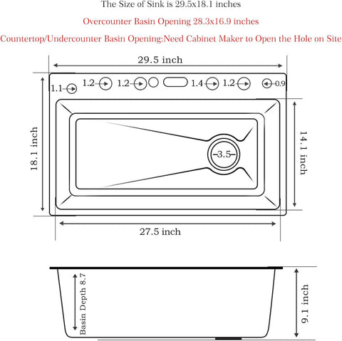 GR Waterfall LED Smart Kitchen Sink