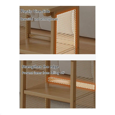 360° Rotating Mobile Coffee Table With Storage