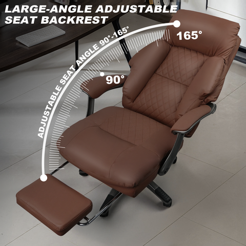 Henry Leather Massage, Heating & Ventilation Office Chair