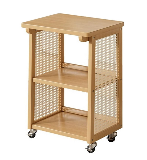 360° Rotating Mobile Coffee Table With Storage