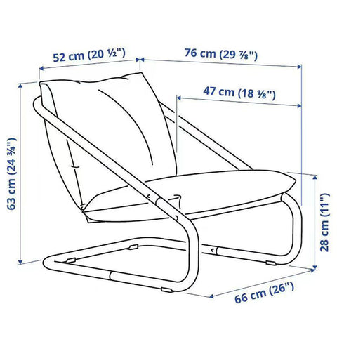 Minimalist Lounge Chair – Comfy Armchair For Living Room & Bedroom
