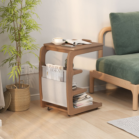 25'' Small Storage Side Table for Living Room & Bedroom