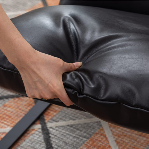 Contemporary Accent Chair - Thick Cushioned Sofa Seat