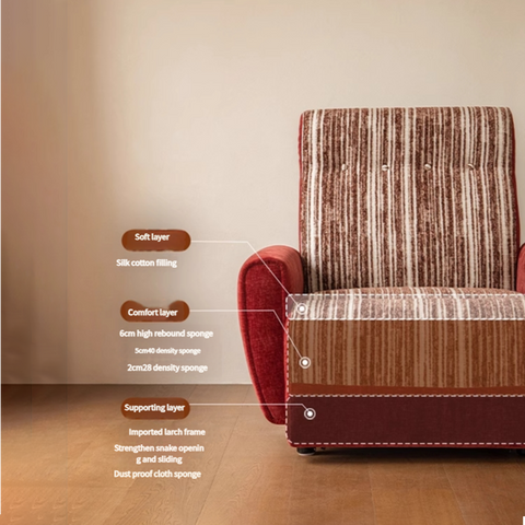 Classic Recliner Armchair – Designer Retro Single Sofa Chair With Adjustable Feature