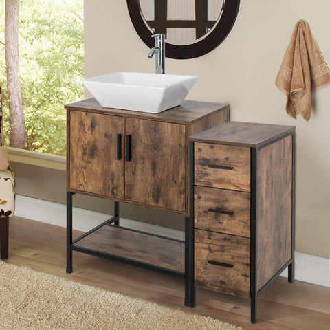 YSG 36'' Free Standing Single Bathroom Vanity with Ceramic Top