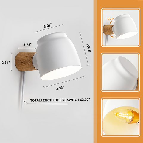 Farmhouse Plug in Wall Sconces