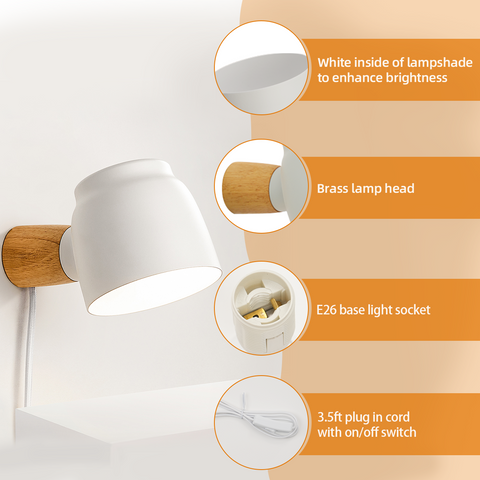 Farmhouse Plug in Wall Sconces