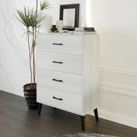 Unique Fashion Vertical 4 Drawers Dresser