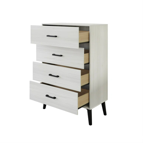 Unique Fashion Vertical 4 Drawers Dresser