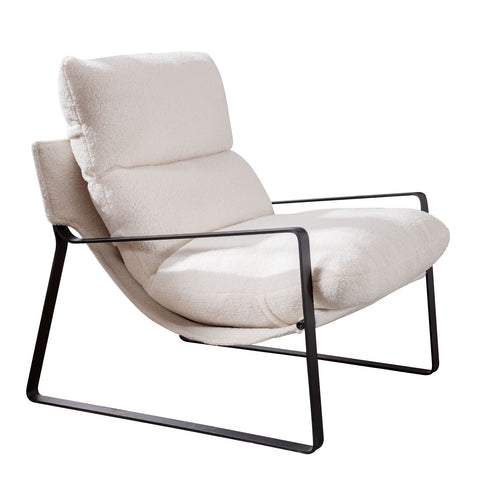 Contemporary Accent Chair - Thick Cushioned Sofa Seat