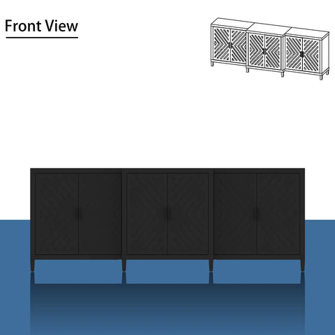 6-Door Heavy-Duty Storage Cabinet