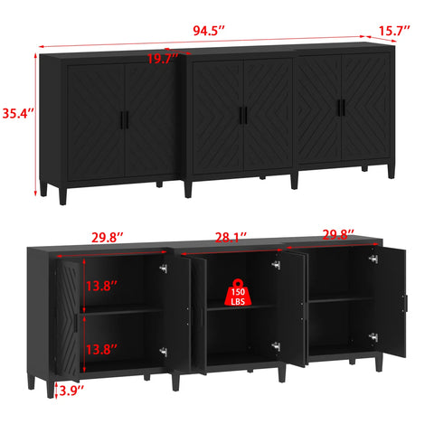 6-Door Heavy-Duty Storage Cabinet