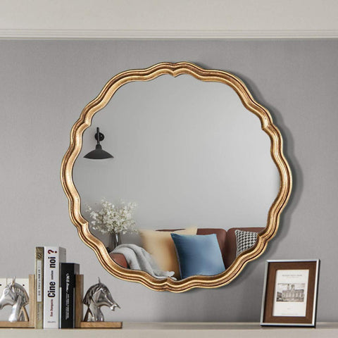 Round Retro Decorative Wall Mounted Mirror