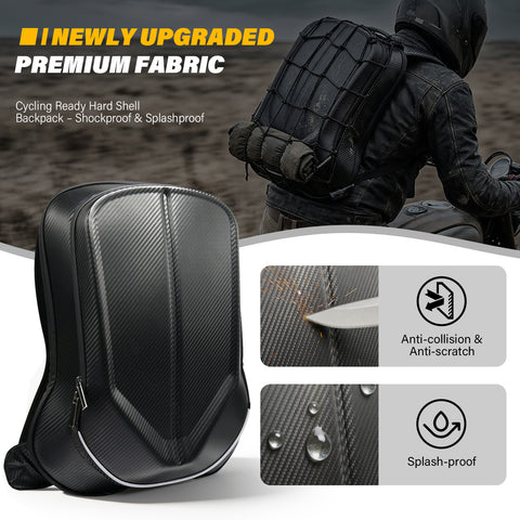 MKN Hard Shell Waterproof Carbon Fiber Backpack