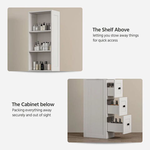 Tall Thin Bathroom Storage Cabinet