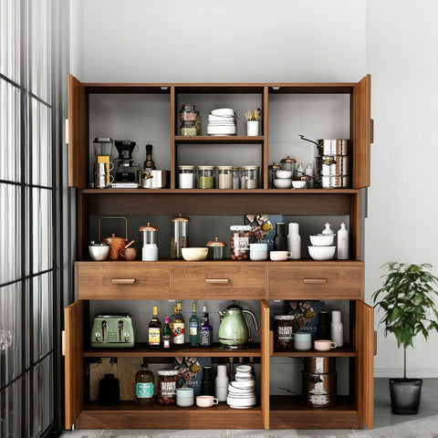 Rocky Plus Wooden Kitchen Pantry Storage Cabinet