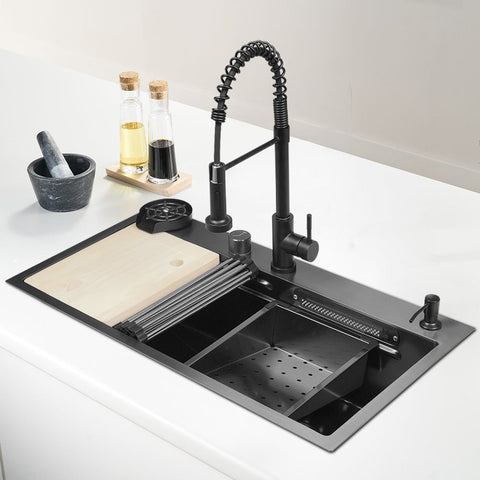 GT Waterfall LED Smart Kitchen Sink