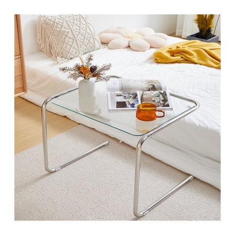 Modern Design Clear Glass End Table