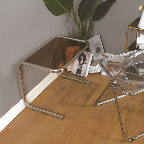 Modern Design Clear Glass End Table