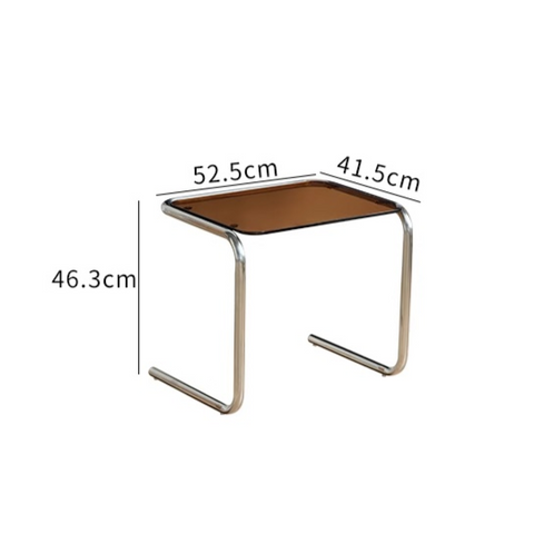 Modern Design Clear Glass End Table