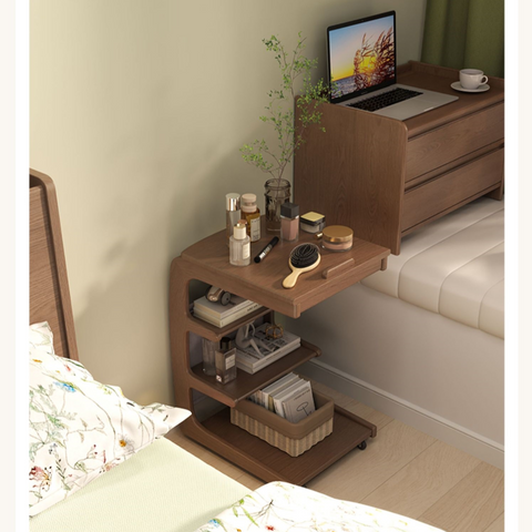 25'' Small Storage Side Table for Living Room & Bedroom