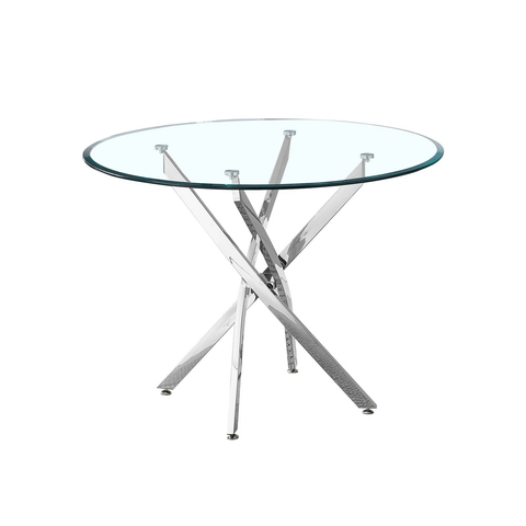 Round Glass Dining Table