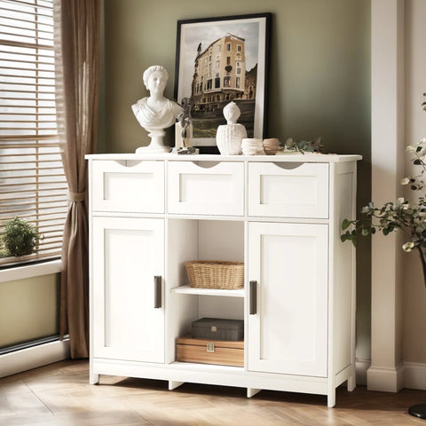 Multi-Functional Wood Cabinet - Drawer & Shelf Storage For Any Room