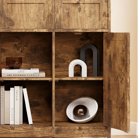Multi-Functional Wood Cabinet - Drawer & Shelf Storage For Any Room