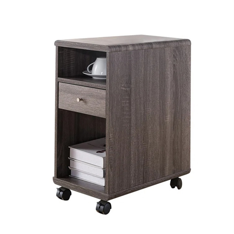 Wheel End Table with Storage