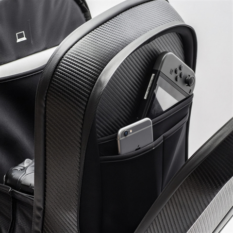 MKN Hard Shell Waterproof Carbon Fiber Backpack