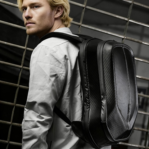 MKN Hard Shell Waterproof Carbon Fiber Backpack