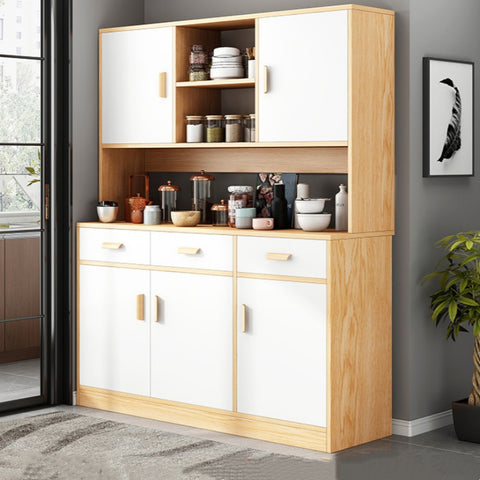 Rocky Plus Wooden Kitchen Pantry Storage Cabinet