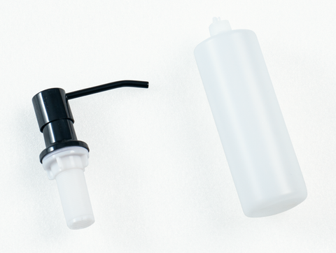 Soap Dispenser, pump and bottle for waterfall sink