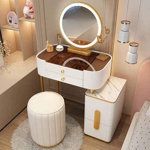 Luxury Bedroom Dressing Table Hollywood Mirror with LED